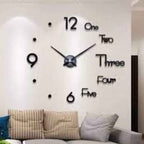 Modern Design Wooden Large Wall Clock