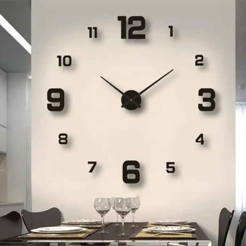 Modern Design Wooden Large Wall Clock