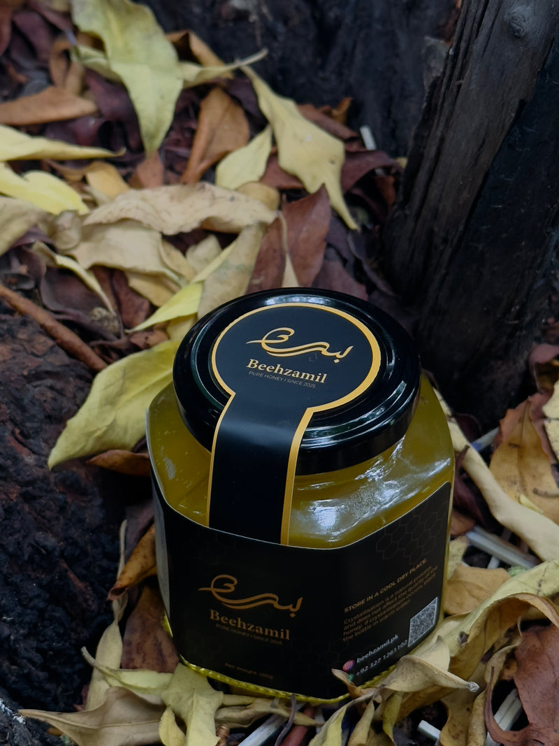 Beehzamil Pure Natural Honey 500g Premium Glass Jar