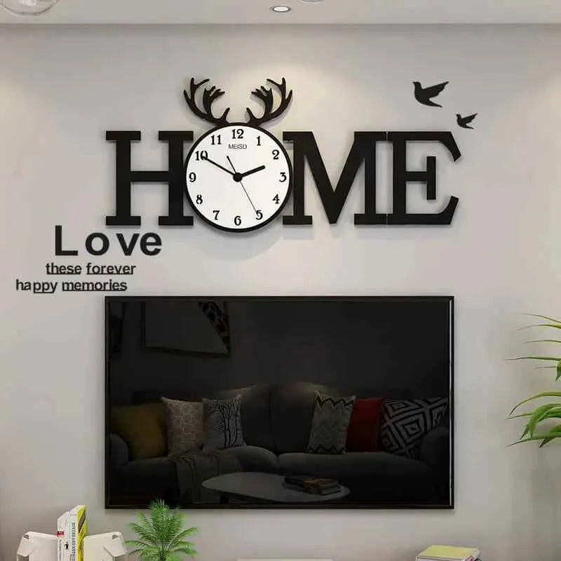 Stylish Modern Home Wooden Wall Clock