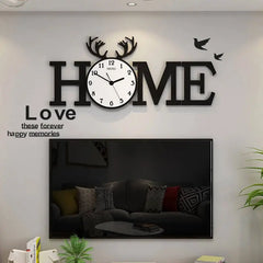 Modern Design Wooden Large Wall Clock