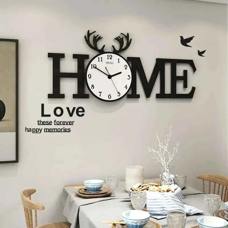Stylish Modern Home Wooden Wall Clock