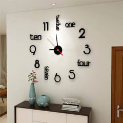 Modern Design Wooden Large Wall Clock